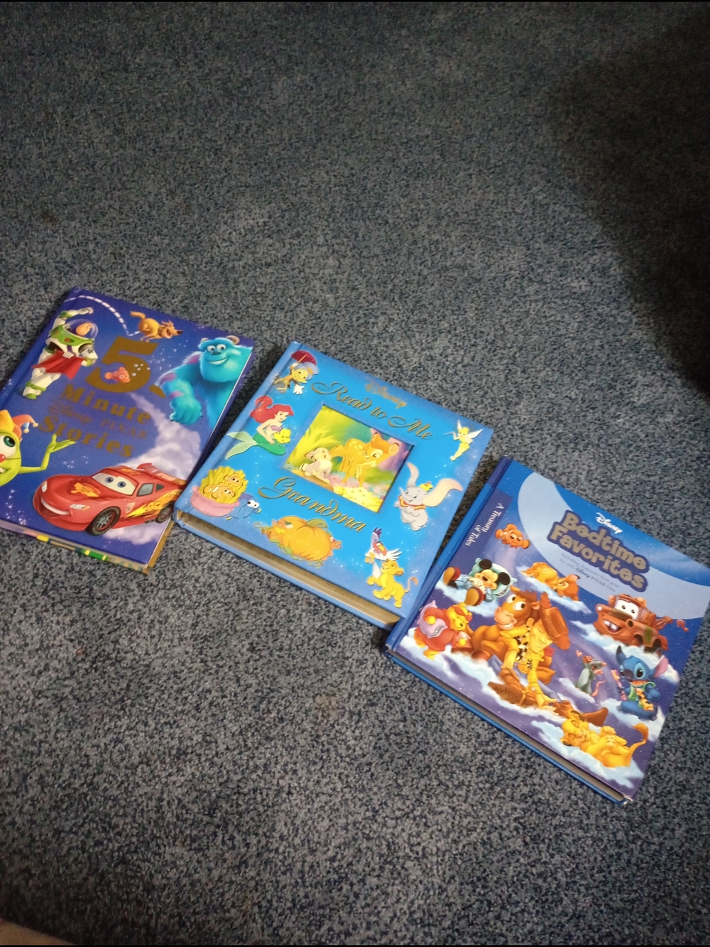 Disney Blue Children's Board Book Bundle - Bright Blue Covers